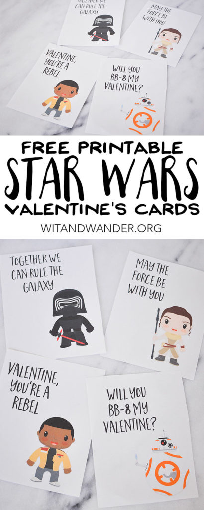 Star Wars: The Force Awakens Valentines Day Cards | Wit & Wander