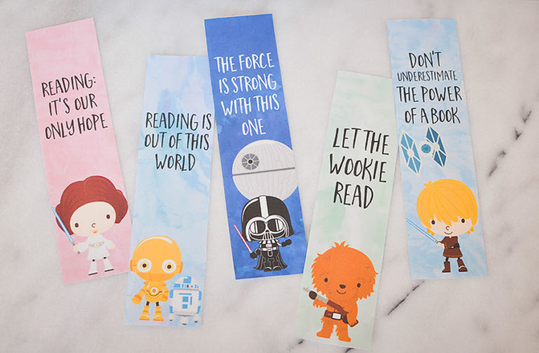 Star Wars Bookmarks Free Printables for Kids Our Handcrafted Life