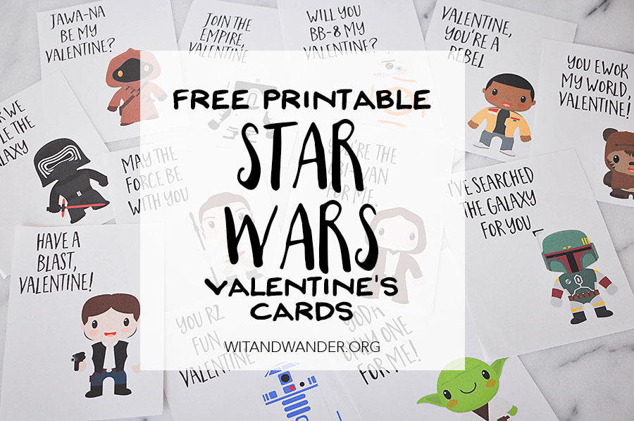 Star Wars Valentines Day Cards | Wit & Wander Part 2