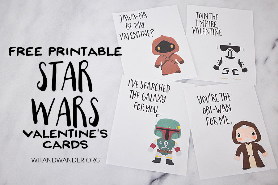 Star Wars Valentines Day Cards | Wit & Wander Part 3