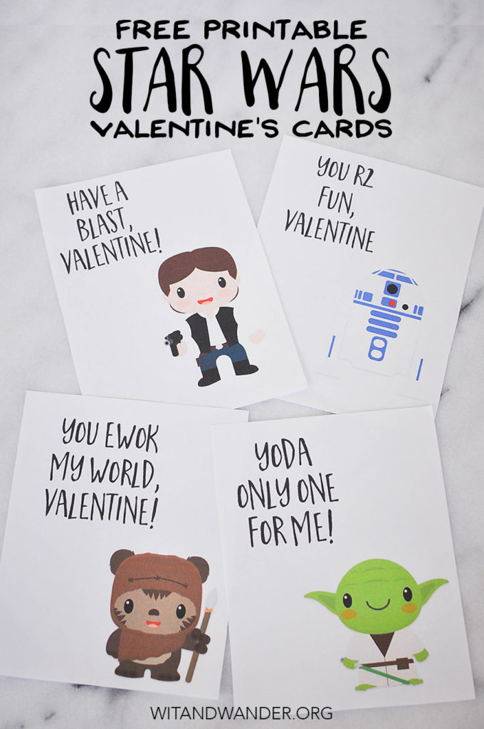 Star Wars Valentines Day Cards | Wit & Wander Part 2