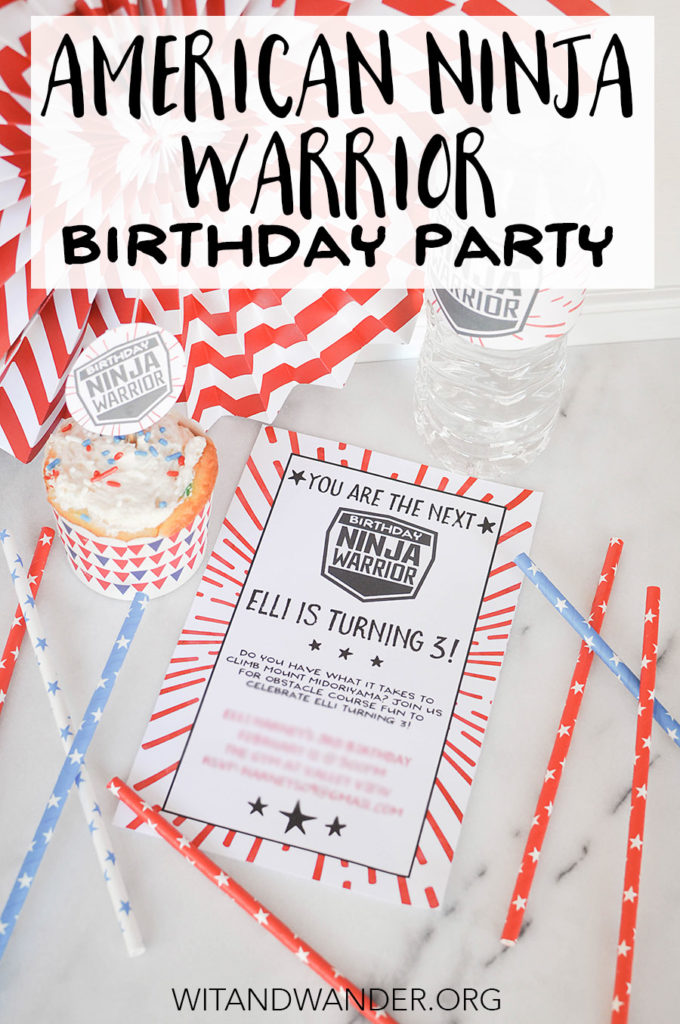 American Ninja Warrior Birthday Party | Wit & Wander