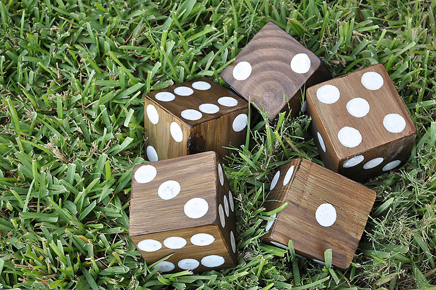 DIY Giant Backyard Dice - Our Handcrafted Life 3