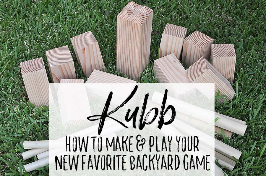 DIY Kubb - Skulls and Crossbones - Our Handcrafted Life Header