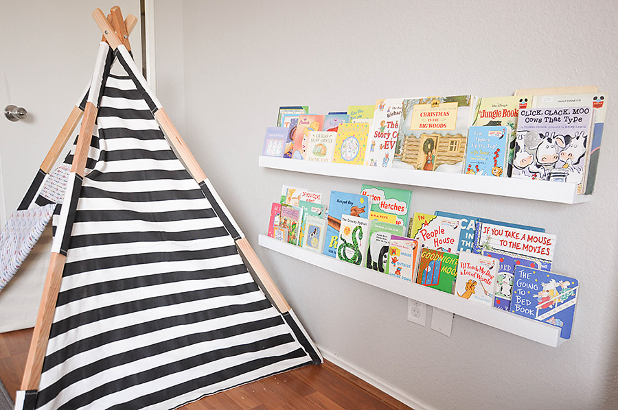 Diy Wall Mounted Kid S Bookshelves, Kids Wall Mounted Book Shelves