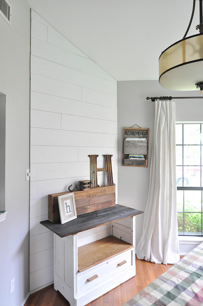 How to Make a Plank Wall - DIY Shiplap - Our Handcrafted Life