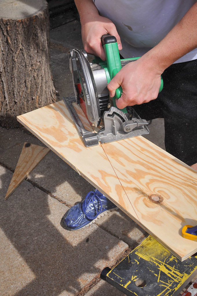 How to Make a Plank Wall - DIY Shiplap - Our Handcrafted Life