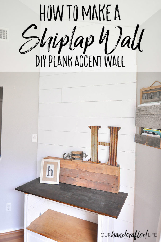 DIY Wood Plank Accent Wall--USING PLYWOOD! -- USING PLYWOOD!