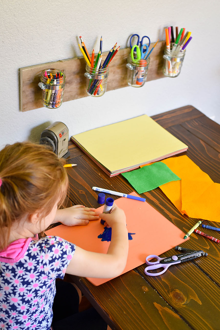 Organizing Our Art Supplies and Kids Activities