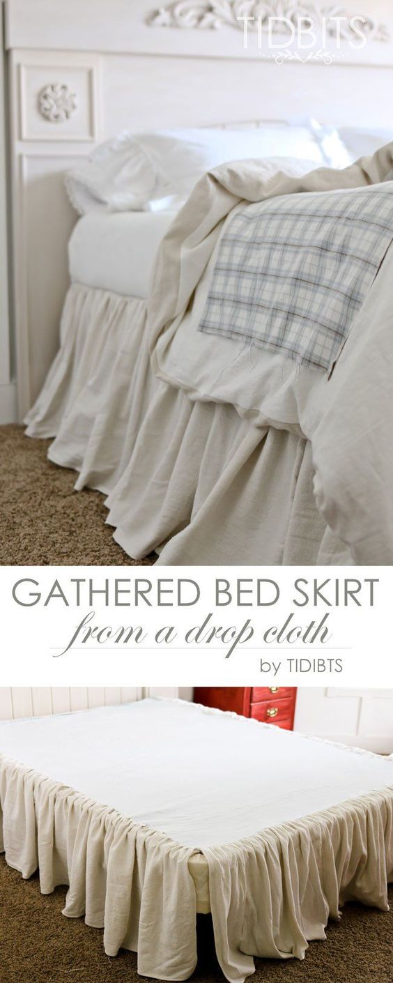 Gathered Bed Skirt - Tidbits by Cami