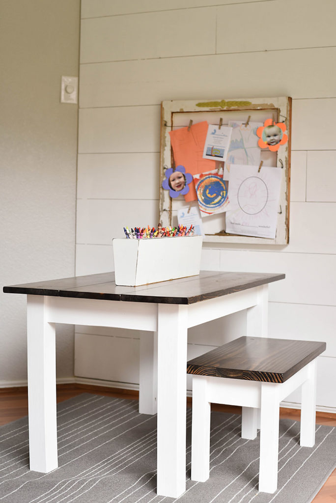 DIY Kid 's Farmhouse Table - Our Handcrafted Life's Farmhouse Table - Our Handcrafted Life