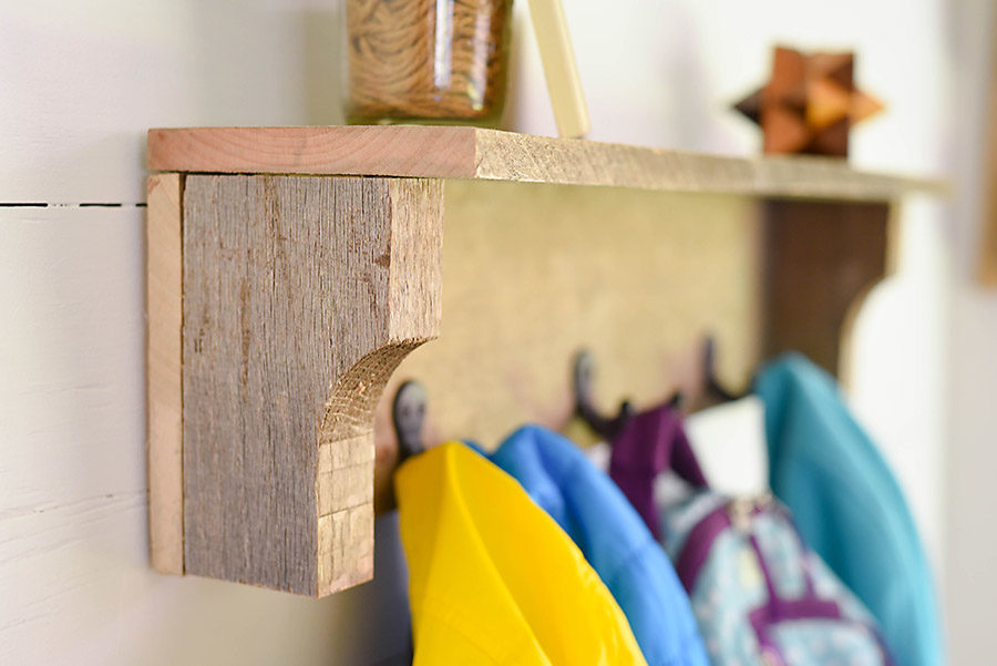 DIY Rustic Coat Rack from Pallet Wood - Our Handcrafted Life