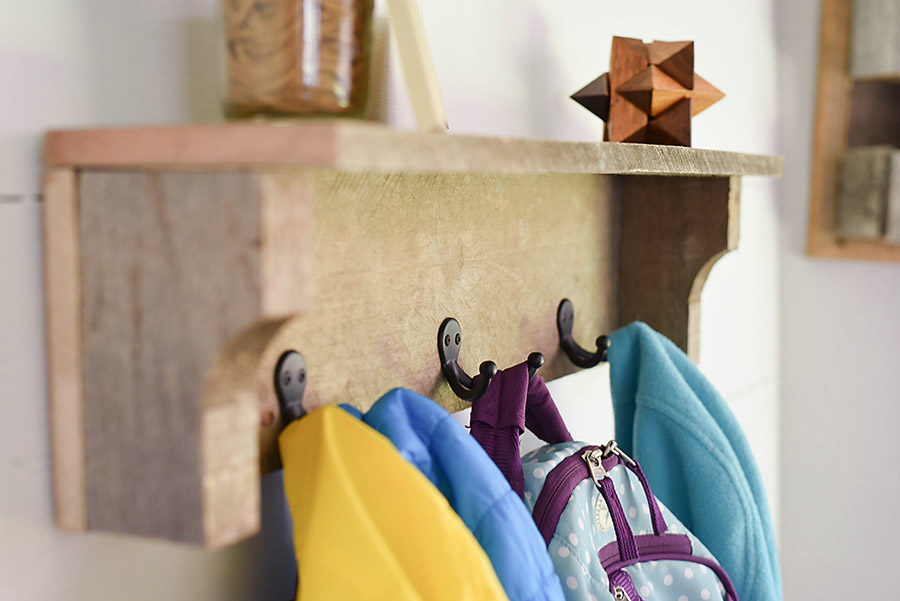 DIY Rustic Coat Rack from Pallet Wood - Our Handcrafted Life