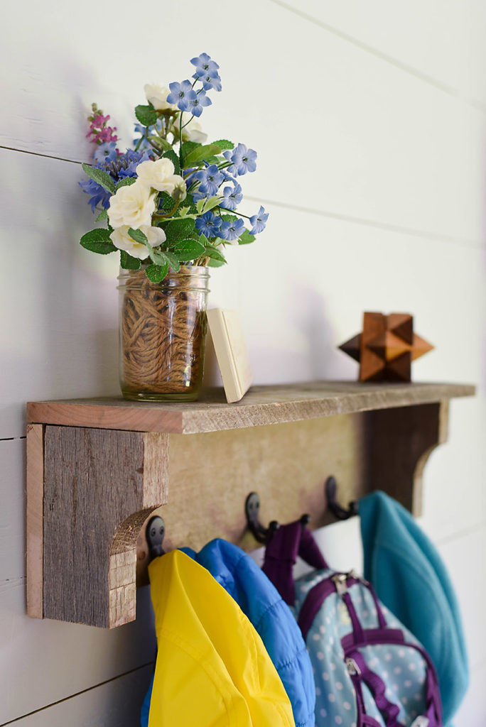 DIY Rustic Coat Rack from Pallet Wood - Our Handcrafted Life