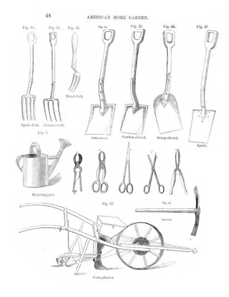 Farmhouse Garden Tools Book Page Print - Our Handcrafted Life