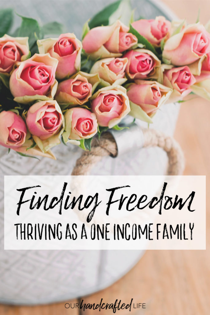 Finding Freedom - Thriving as a One Income Family - Our Handcrafted Life