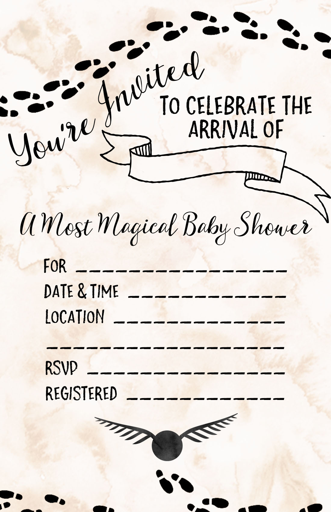 Harry Potter Baby Shower Ideas & Free Printables Our Handcrafted Life