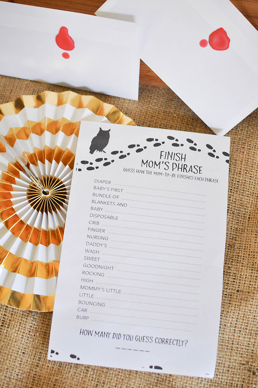 Harry Potter Baby Shower Ideas & Free Printables - Our Handcrafted Life