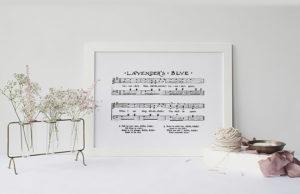 Free Printable - Lavender's Blue Farmhouse Lullaby Print - Our ...