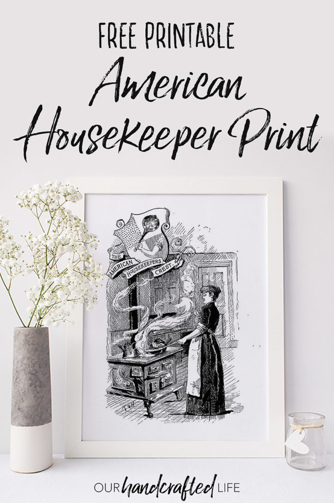 American Housekeepers Farmhouse Book Print - Our Handcrafted Life