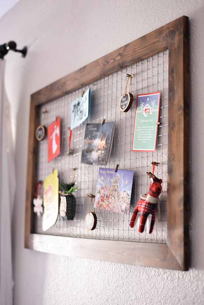 DIY Rustic Farmhouse Christmas Card Display | Our Handcrafted Life