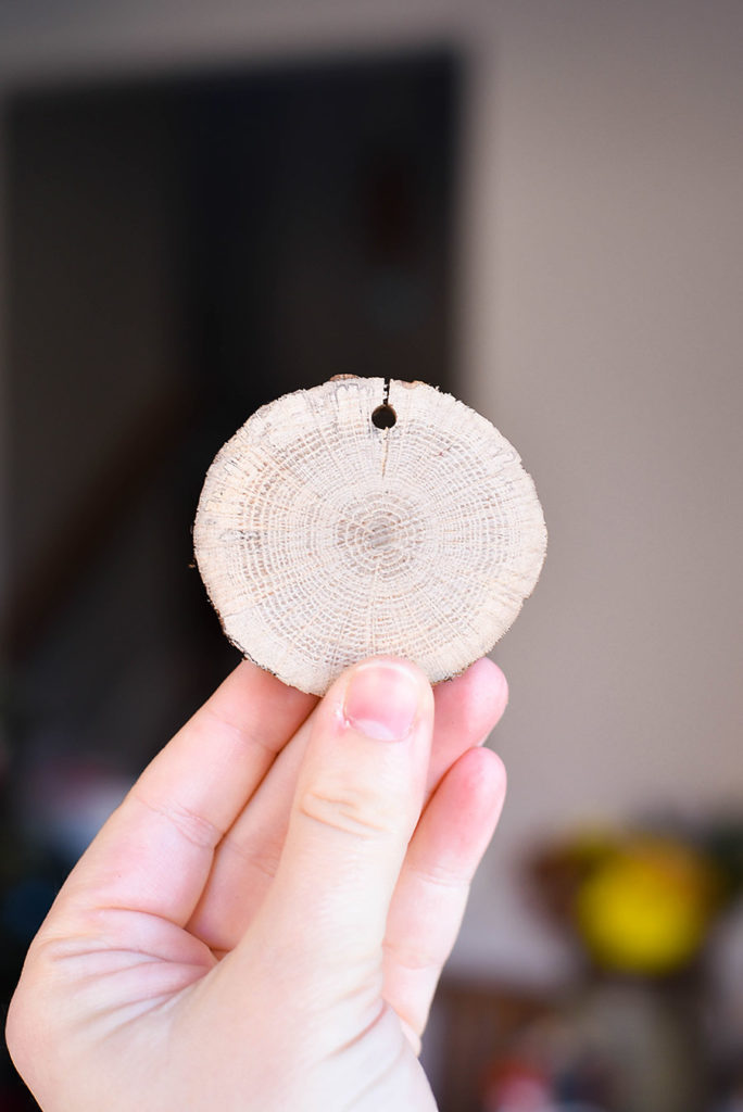 DIY Rustic Wood Slice Ornaments | Our Handcrafted Life