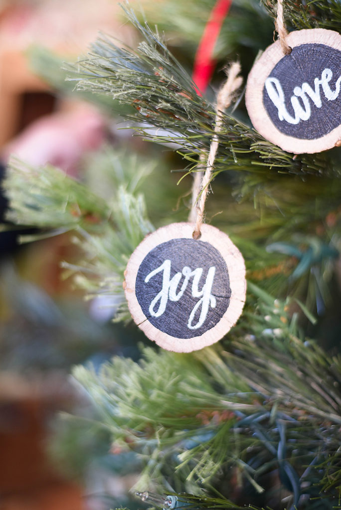 DIY Rustic Wood Slice Ornaments | Our Handcrafted Life
