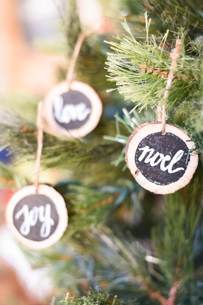 DIY Rustic Wood Slice Ornaments | Our Handcrafted Life