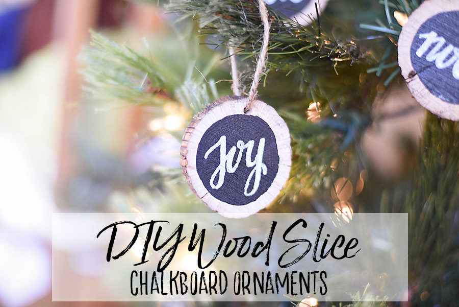 DIY Rustic Wood Slice Ornaments | Our Handcrafted Life