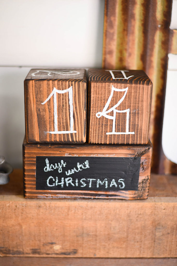 Days Until Christmas Countdown Blocks | Our Handcrafted Life
