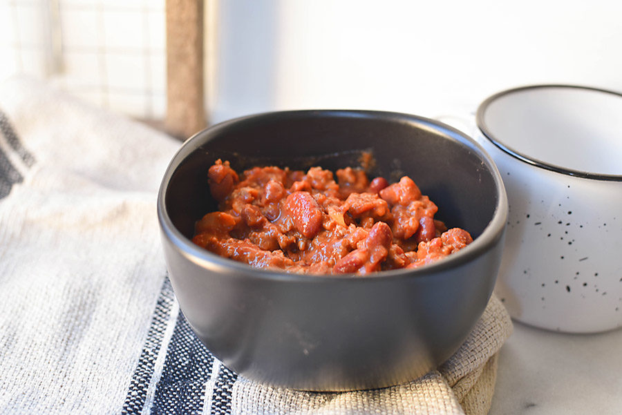 Rustic Hearty Homemade One Pot Chili | Our Handcrafted Life