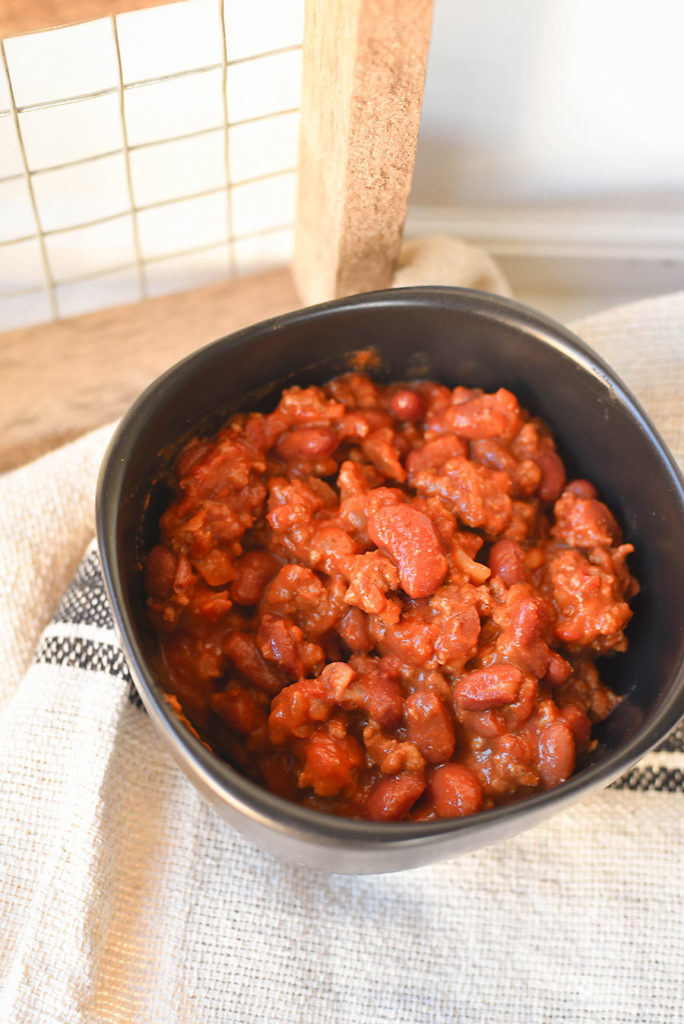 Rustic Hearty Homemade One Pot Chili | Our Handcrafted Life