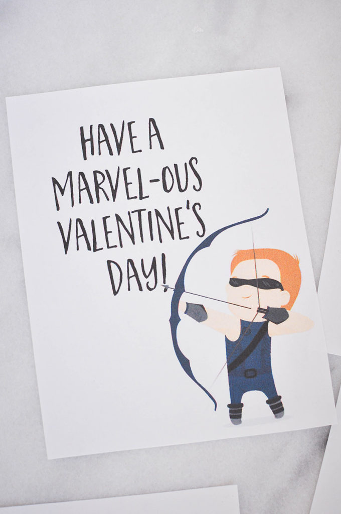 The Avengers Super Hero Valentines Day Cards for Kids - Our Handcrafted ...