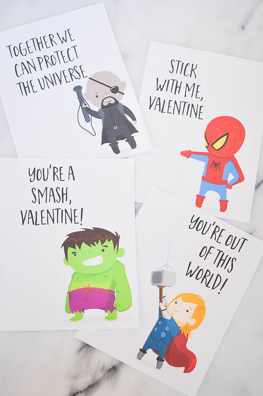 The Avengers Super Hero Valentines Day Cards For Kids Our Handcrafted Life