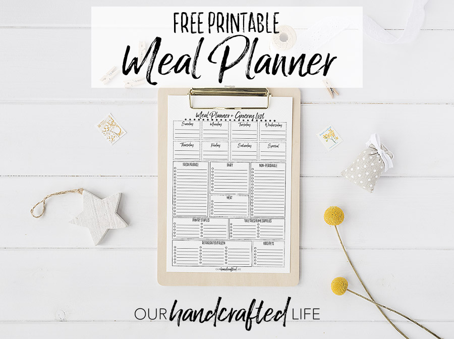 http://ourhandcraftedlife.com/wp-content/uploads/2018/03/Printable-Meal-Planner-and-Grocery-Shopping-Checklist-Our-Handcrafted-Life-Header.jpg