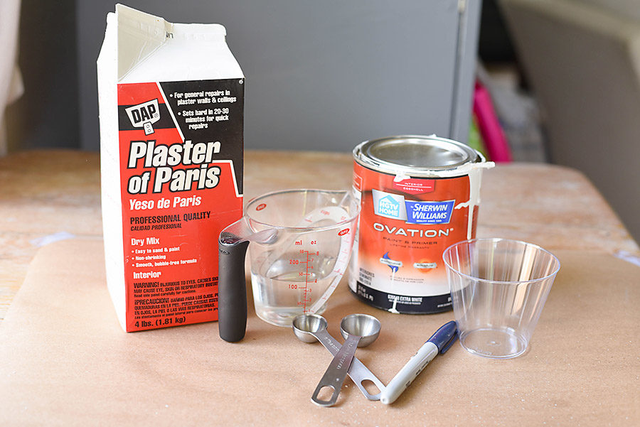 How To Make Chalk Paint with Plaster of Paris - Easy Recipe & Video -  Abbotts At Home