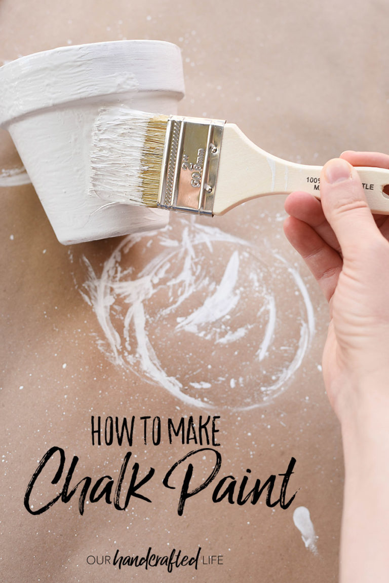 The Best DIY Chalk Paint Recipe Our Handcrafted Life