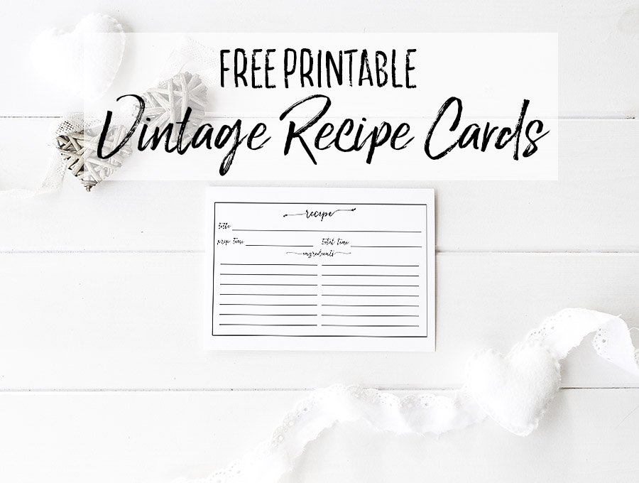 Printable Recipe Card Dividers  Printable recipe cards, Recipe cards  template, Recipe cards