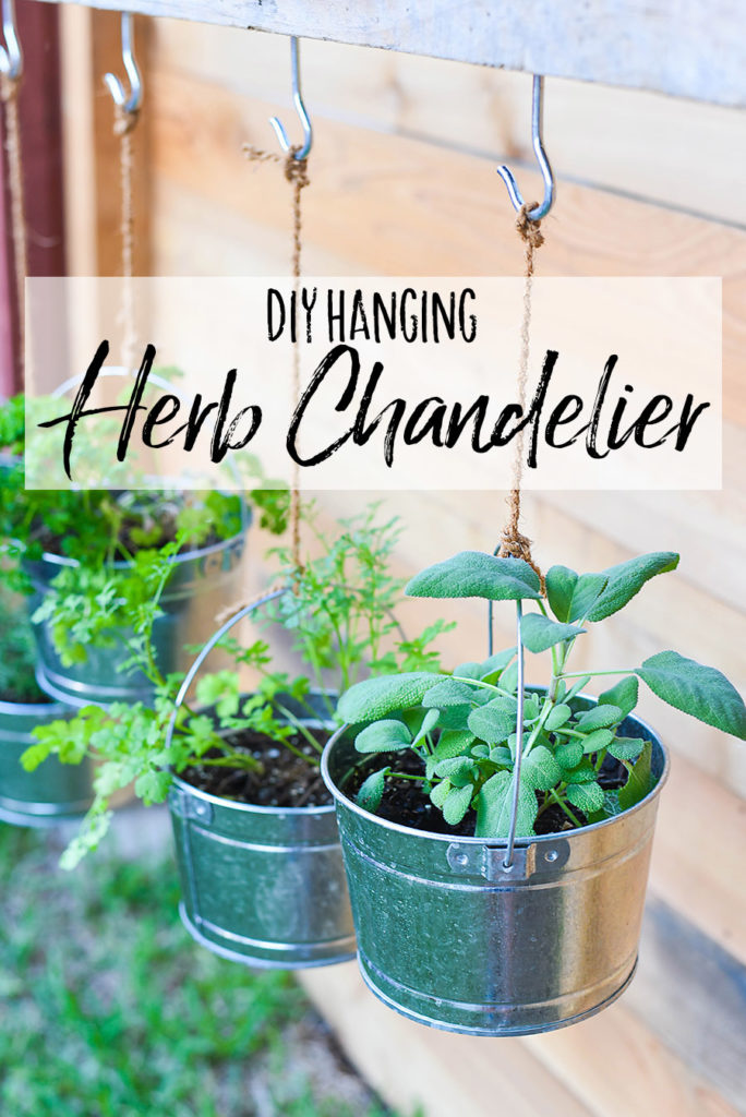 DIY Hanging Herb Chandelier - Our Handcrafted Life