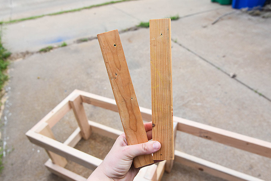 How to Make an Outdoor Storage Bench - Our Handcrafted Life