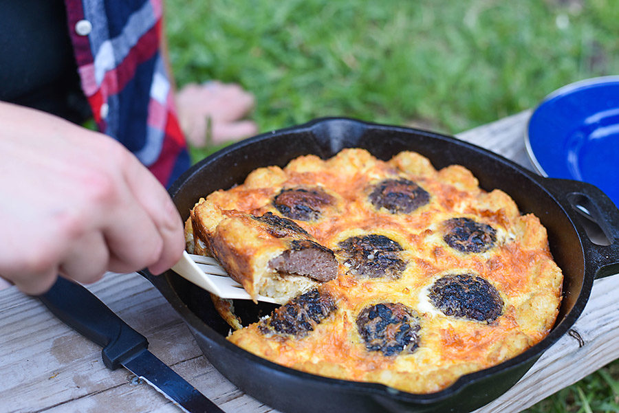 Campfire Breakfast Pizza - Our Handcrafted Life