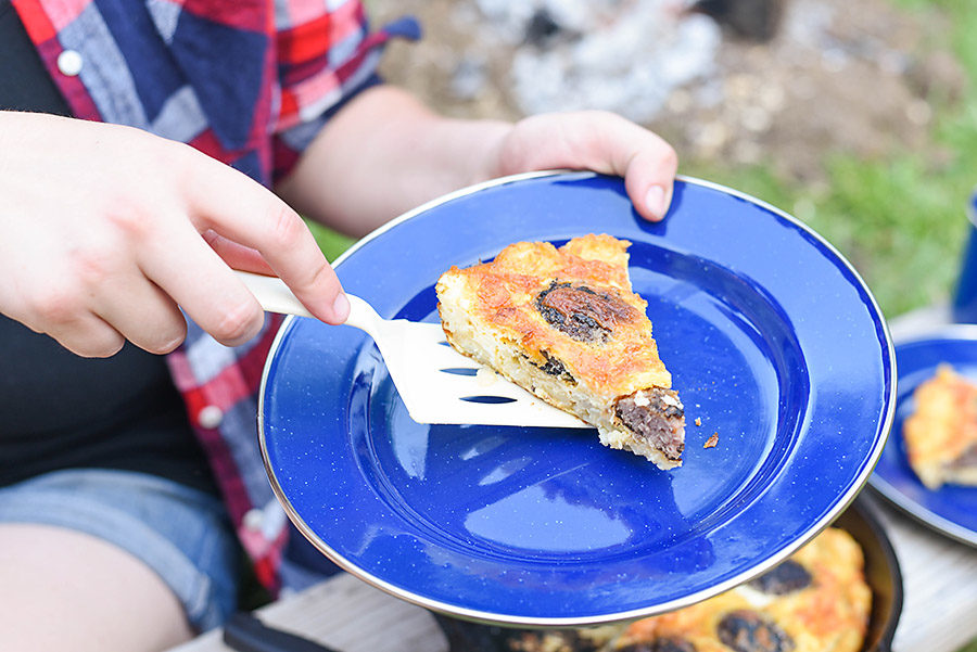 Campfire Breakfast Pizza - Our Handcrafted Life