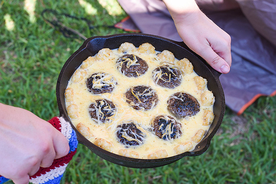 Campfire Breakfast Pizza - Our Handcrafted Life