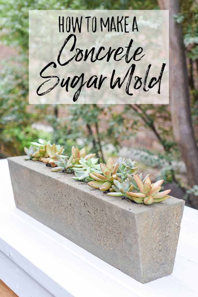 DIY Concrete Sugar Mold - Our Handcrafted Life