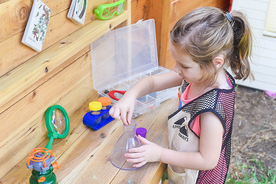 STEAM Pretend Play - Outdoor Science Discovery Center - Our Handcrafted Life