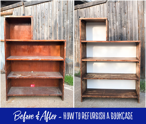 How to update an old bookcase