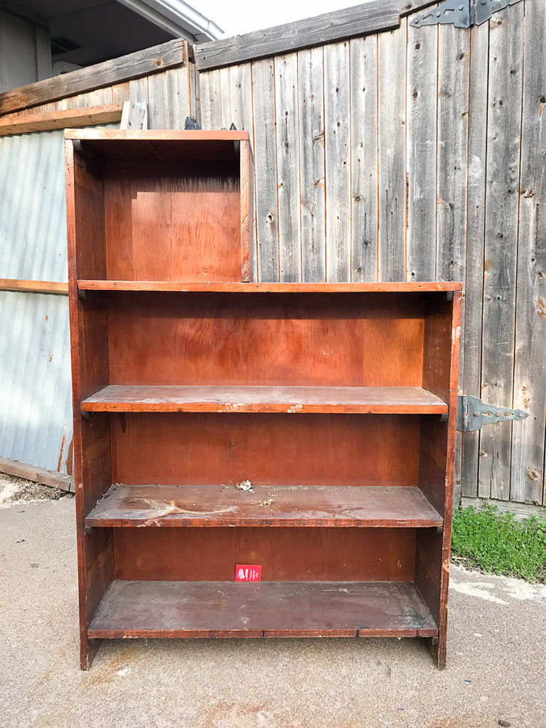 How to Refurbish an Old Bookcase - Our Handcrafted Life