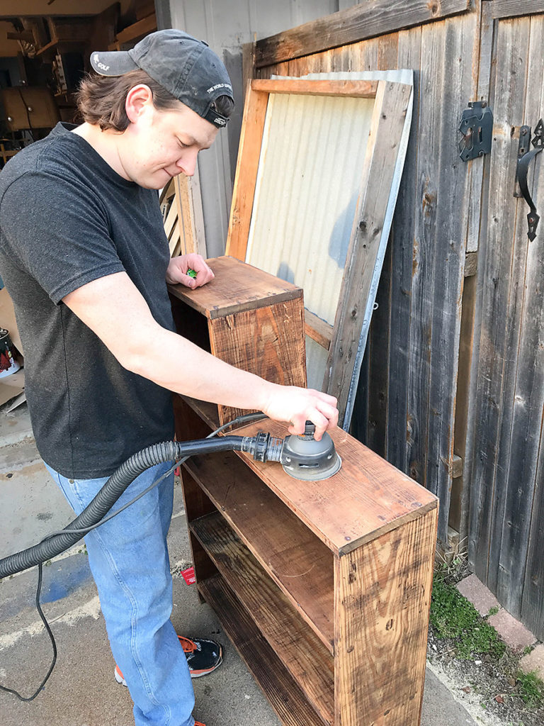 How to Refurbish an Old Bookcase - Our Handcrafted Life