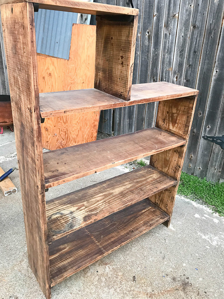 How to Refurbish an Old Bookcase - Our Handcrafted Life