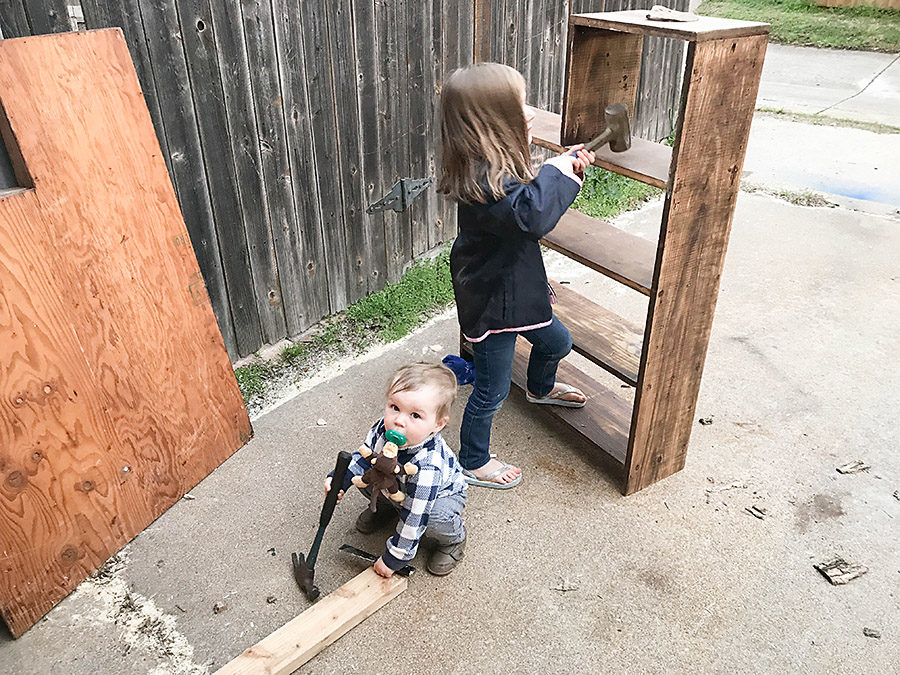 How to Refurbish an Old Bookcase - Our Handcrafted Life